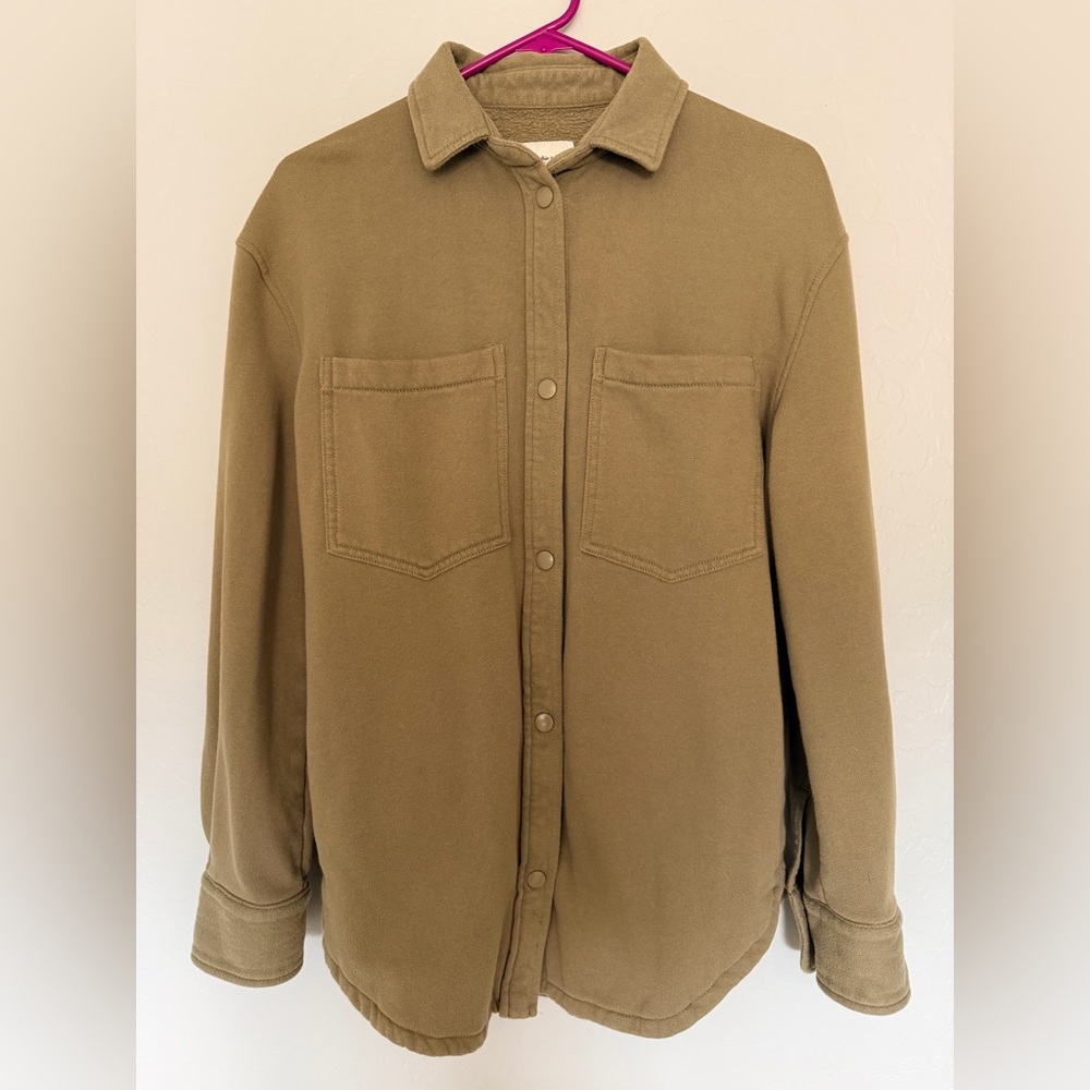 Abercrombie & Fitch soft collection fleece lined shirt small